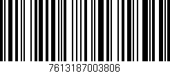 Código de barras (EAN, GTIN, SKU, ISBN): '7613187003806'