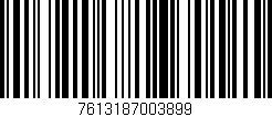 Código de barras (EAN, GTIN, SKU, ISBN): '7613187003899'