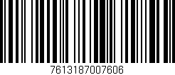 Código de barras (EAN, GTIN, SKU, ISBN): '7613187007606'