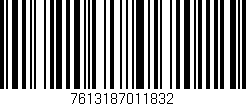 Código de barras (EAN, GTIN, SKU, ISBN): '7613187011832'