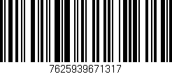 Código de barras (EAN, GTIN, SKU, ISBN): '7625939671317'