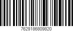 Código de barras (EAN, GTIN, SKU, ISBN): '7629186809820'