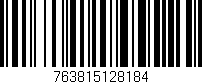 Código de barras (EAN, GTIN, SKU, ISBN): '763815128184'