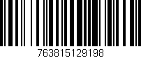 Código de barras (EAN, GTIN, SKU, ISBN): '763815129198'