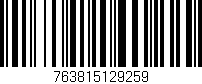 Código de barras (EAN, GTIN, SKU, ISBN): '763815129259'