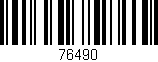 Código de barras (EAN, GTIN, SKU, ISBN): '76490'