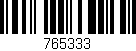 Código de barras (EAN, GTIN, SKU, ISBN): '765333'