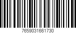 Código de barras (EAN, GTIN, SKU, ISBN): '7659031661730'