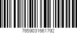 Código de barras (EAN, GTIN, SKU, ISBN): '7659031661792'