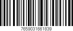 Código de barras (EAN, GTIN, SKU, ISBN): '7659031661839'