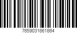 Código de barras (EAN, GTIN, SKU, ISBN): '7659031661884'