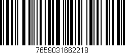 Código de barras (EAN, GTIN, SKU, ISBN): '7659031662218'