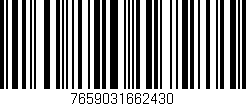 Código de barras (EAN, GTIN, SKU, ISBN): '7659031662430'