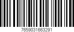 Código de barras (EAN, GTIN, SKU, ISBN): '7659031663291'