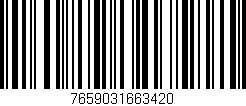 Código de barras (EAN, GTIN, SKU, ISBN): '7659031663420'