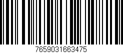 Código de barras (EAN, GTIN, SKU, ISBN): '7659031663475'