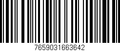 Código de barras (EAN, GTIN, SKU, ISBN): '7659031663642'
