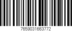 Código de barras (EAN, GTIN, SKU, ISBN): '7659031663772'