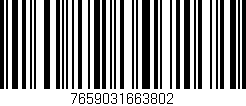 Código de barras (EAN, GTIN, SKU, ISBN): '7659031663802'