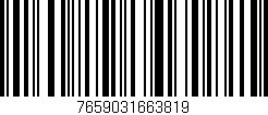 Código de barras (EAN, GTIN, SKU, ISBN): '7659031663819'