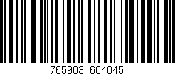 Código de barras (EAN, GTIN, SKU, ISBN): '7659031664045'