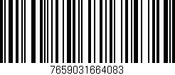 Código de barras (EAN, GTIN, SKU, ISBN): '7659031664083'