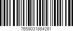 Código de barras (EAN, GTIN, SKU, ISBN): '7659031664281'