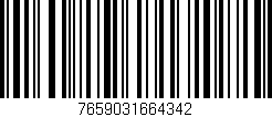 Código de barras (EAN, GTIN, SKU, ISBN): '7659031664342'
