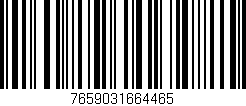 Código de barras (EAN, GTIN, SKU, ISBN): '7659031664465'