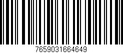 Código de barras (EAN, GTIN, SKU, ISBN): '7659031664649'