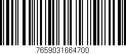Código de barras (EAN, GTIN, SKU, ISBN): '7659031664700'