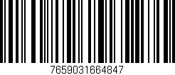 Código de barras (EAN, GTIN, SKU, ISBN): '7659031664847'