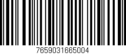 Código de barras (EAN, GTIN, SKU, ISBN): '7659031665004'