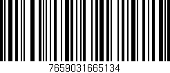 Código de barras (EAN, GTIN, SKU, ISBN): '7659031665134'