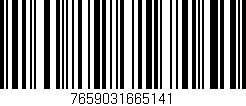Código de barras (EAN, GTIN, SKU, ISBN): '7659031665141'