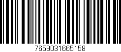 Código de barras (EAN, GTIN, SKU, ISBN): '7659031665158'