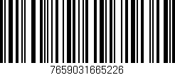 Código de barras (EAN, GTIN, SKU, ISBN): '7659031665226'