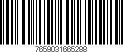 Código de barras (EAN, GTIN, SKU, ISBN): '7659031665288'