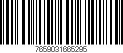 Código de barras (EAN, GTIN, SKU, ISBN): '7659031665295'