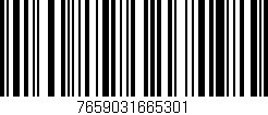 Código de barras (EAN, GTIN, SKU, ISBN): '7659031665301'