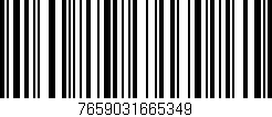 Código de barras (EAN, GTIN, SKU, ISBN): '7659031665349'