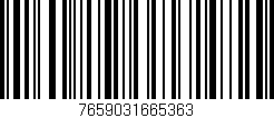 Código de barras (EAN, GTIN, SKU, ISBN): '7659031665363'