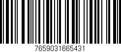 Código de barras (EAN, GTIN, SKU, ISBN): '7659031665431'