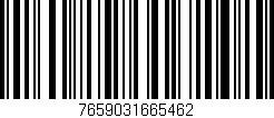 Código de barras (EAN, GTIN, SKU, ISBN): '7659031665462'