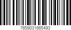 Código de barras (EAN, GTIN, SKU, ISBN): '7659031665493'