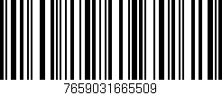 Código de barras (EAN, GTIN, SKU, ISBN): '7659031665509'