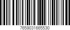 Código de barras (EAN, GTIN, SKU, ISBN): '7659031665530'