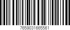 Código de barras (EAN, GTIN, SKU, ISBN): '7659031665561'