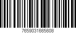Código de barras (EAN, GTIN, SKU, ISBN): '7659031665608'