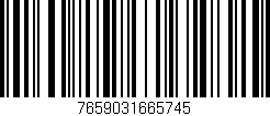 Código de barras (EAN, GTIN, SKU, ISBN): '7659031665745'